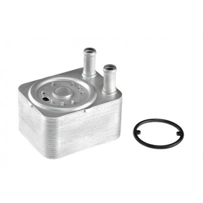 Радіатор масляний / теплообмінник (65x98x102мм) Volkswagen Touareg 2 / Фольксваген Туарег 2 3.6 V6 FSI 2010-2018 CCLAU002 NTY (Польща)