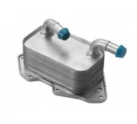 Радиатор масляный / теплообменник (79x141x61мм) Volkswagen Touareg 2 / Фольксваген Туарег 2 3.0 V6 TSI Hybrid 2010-2018 CO0130 BGA (Великобритания)