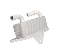 Радиатор масляный / теплообменник (79x141x61мм) Volkswagen Touareg 2 / Фольксваген Туарег 2 3.0 V6 TSI Hybrid 2010-2018 D4A008TT THERMOTEC (Польша)