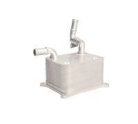 Радиатор масляный / теплообменник (72x97x124мм) Volkswagen Touareg 2 / Фольксваген Туарег 2 4.2 V8 FSI 2010-2018 D4A014TT THERMOTEC (Польша)