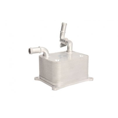 Радиатор масляный / теплообменник (72x97x124мм) Volkswagen Touareg 2 / Фольксваген Туарег 2 4.2 V8 FSI 2010-2018 D4A014TT THERMOTEC (Польша)