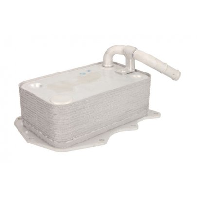 Радиатор масляный / теплообменник (65x107x181мм)  Volkswagen Touareg 2 / Фольксваген Туарег 2 4.2 V8 TDI 2010-2018 D4A018TT THERMOTEC (Польша)