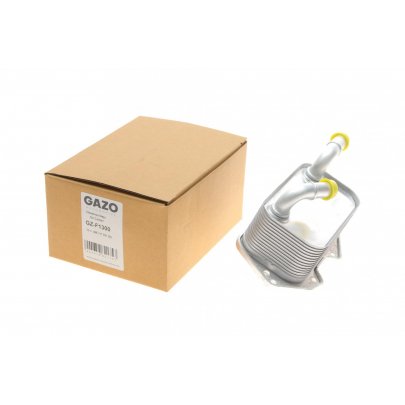 Радиатор масляный / теплообменник (79x141x61мм) Volkswagen Touareg 2 / Фольксваген Туарег 2 3.0 V6 TSI Hybrid 2010-2018 GZ-F1300 GAZO (Польша)