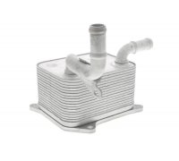 Радиатор масляный / теплообменник (72x97x124мм) Volkswagen Touareg 2 / Фольксваген Туарег 2 4.2 V8 FSI 2010-2018 V15-60-0013 VEMO (Германия)