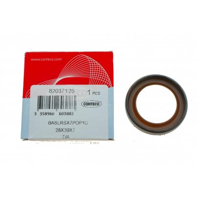 Сальник колінвалу передній (28X39X7) VW Touran II / Фольксваген Туран 2 2015- 20037125B CORTECO (Італія)