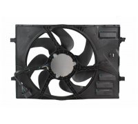 Вентилятор радиатора (с корпусом, D=438) VW Touran II / Фольксваген Туран 2 2015- 053-014-0048 ABAKUS (Польша)