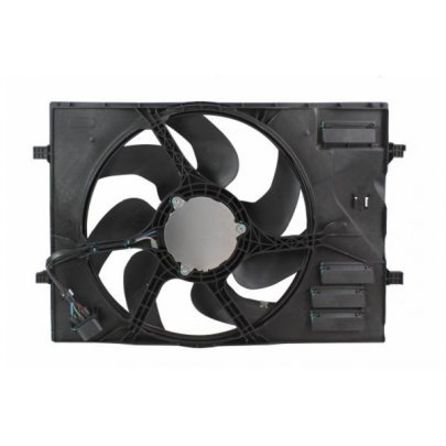 Вентилятор радиатора (с корпусом, D=438) VW Touran II / Фольксваген Туран 2 2015- 053-014-0048 ABAKUS (Польша)