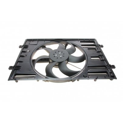 Вентилятор радиатора (с корпусом, D=438) VW Touran II / Фольксваген Туран 2 2015- 47916 NRF (Нидерланды)