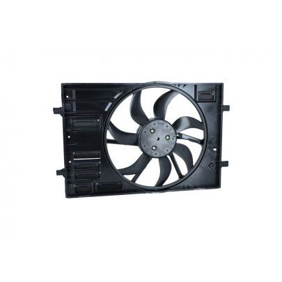 Вентилятор радиатора (с корпусом, D=395) VW Touran II / Фольксваген Туран 2 2015- 47950 NRF (Нидерланды)