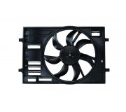 Вентилятор радиатора (с корпусом, D=445) VW Touran II / Фольксваген Туран 2 2015- 7740153 KAMOKA (Польша)