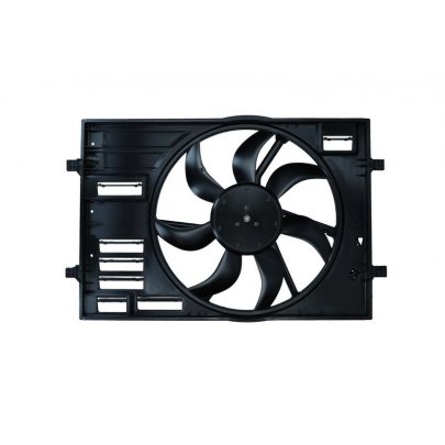 Вентилятор радиатора (с корпусом, D=445) VW Touran II / Фольксваген Туран 2 2015- 7740153 KAMOKA (Польша)