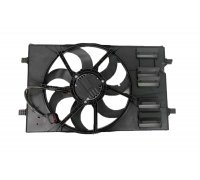 Вентилятор радиатора (с корпусом, D=445) VW Touran II / Фольксваген Туран 2 2015- 99591784601 VIKA (Тайвань)