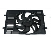 Вентилятор радиатора (с корпусом, D=438) VW Touran II / Фольксваген Туран 2 2015- B17918 BORSEHUNG (Германия)