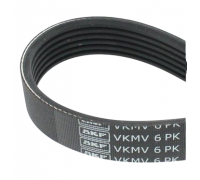 Ремень генератора (1120мм, с кондиционером) Volkswagen Tiguan / Фольксваген Тигуан 2.0 TFSI 2007-2016 VKMV6PK1117 JP SKF (Франция)