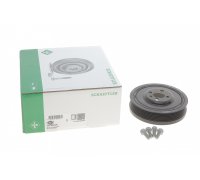 Шкив коленвала (с болтом, 144мм) Volkswagen Tiguan / Фольксваген Тигуан 2.0 TDI 2007-2016 544008320 INA (Германия)