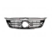 Решетка радиатора (хром, до 2011 г.в.) Volkswagen Tiguan / Фольксваген Тигуан 2007-2011 958505 POLCAR (Польша)