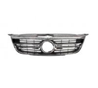 Решетка радиатора (хром, до 2011 г.в.) Volkswagen Tiguan / Фольксваген Тигуан 2007-2011 958505 POLCAR (Польша)