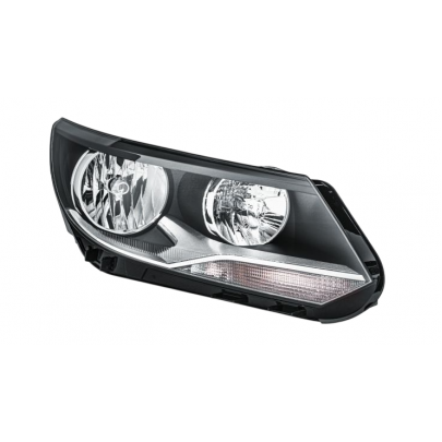Фара передня права (тип ламп: H7/H15, W5W, PY21W) Volkswagen Tiguan / Фольксваген Тігуан 2011-2016 1EL010749-221 HELLA (Німеччина)