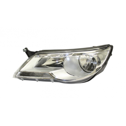 Фара передняя правая (тип ламп: H7/H7) Volkswagen Tiguan / Фольксваген Тигуан 2007-2011 20-11765-05-2 TYC (Тайвань)