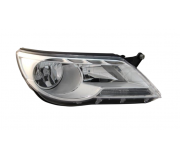 Фара передняя левая (тип ламп: H7/H15, W5W, PY21W) Volkswagen Tiguan / Фольксваген Тигуан 2007-2011 958509E POLCAR (Польша)