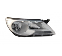 Фара передня ліва (тип ламп: H7/H15, W5W, PY21W) Volkswagen Tiguan / Фольксваген Тігуан 2007-2011 958509E POLCAR (Польща)