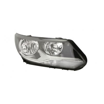 Фара передня права (тип ламп: H7/H15, W5W, PY21W) Volkswagen Tiguan / Фольксваген Тігуан 2011-2016 441-11H1RMLDEM2 DEPO (Тайвань)