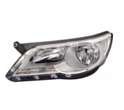Фара передня ліва (тип ламп: H7/H7, PY21W, W5W) Volkswagen Tiguan / Фольксваген Тігуан 2007-2011 FP7114R1-T TYC (Тайвань)