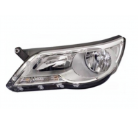 Фара передня ліва (тип ламп: H7/H7, PY21W, W5W) Volkswagen Tiguan / Фольксваген Тігуан 2007-2011 FP7114R1-T TYC (Тайвань)