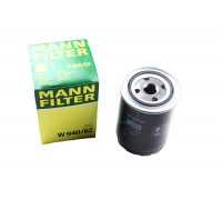 Масляный фильтр Renault Master II 2.5D, 2.8TDI / Opel Movano 2.5D, 2.8DTI 1998-2010 W940/62 MANN (Германия)