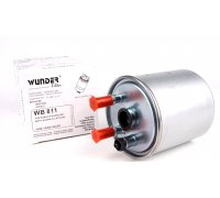 Фильтр топливный (с датчиком воды, с 06.2009) Renault Kangoo II 1.5dCi 2009- WB-811 WUNDER (Турция)