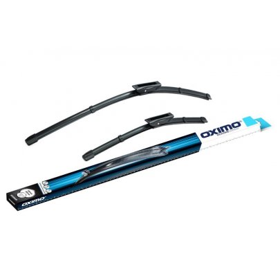 Комплект щеток стеклоочистителя (бескаркасные, 600мм + 400мм) Renault Megane 3 / Рено Меган 3 2008-2016 WD400600 OXIMO (Польша)