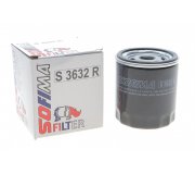 Масляный фильтр (высота: 85мм) Ford Focus 3 / Форд Фокус 3 1.0 (бензин) 2011-2018 S3632R SOFIMA (Испания)