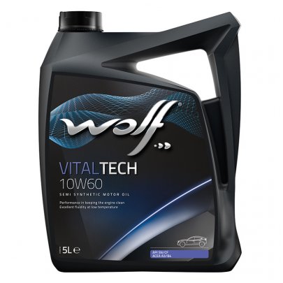Синтетичне моторне масло 10W60 VITALTECH 5L (VW 501.01 / VW 505.00) 8314926 WOLF (Бельгія)