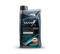 Синтетическое моторное масло 0W20 OFFICIALTECH LL FE 1L (PORSCHE C20 / VW Approval 508.00/509.00 / VW TL 52 577) 8331138 WOLF (Бельгия)