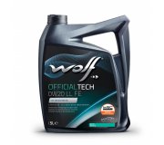 Синтетическое моторное масло 0W20 OFFICIALTECH LL FE 5L (PORSCHE C20 / VW Approval 508.00/509.00 / VW TL 52 577) 8331336 WOLF (Бельгия)