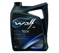 Синтетическое моторное масло 10W60 VITALTECH M 5L (BMW LONGLIFE-01 Level / BMW M-MODELS / MB 229.3 Level / VW 501 01 / VW 505 00) 8335808 WOLF (Бельгия)
