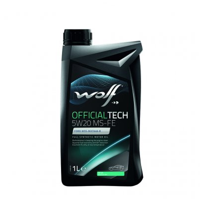Синтетическое моторное масло 5W20 OFFICIALTECH MS-FE 1L (FORD WSS-M2C948-B / FORD WSS-M2C948-A / JAGUAR-LAND ROVER STJLR.03.5004) 8329975 WOLF (Бельгия)