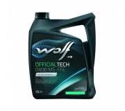 Синтетическое моторное масло 0W30 OFFICIALTECH MS-FFE 5L (FIAT 9.55535-DS1 / FIAT 9.55535-GS1 / FORD WSS-M2C950-A / JAGUAR-LAND ROVER STJLR.03.5007) 8333910 WOLF (Бельгия)