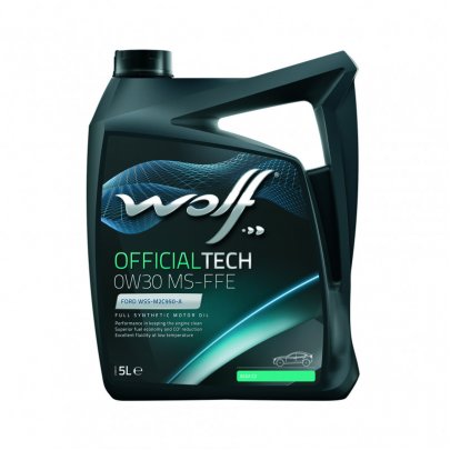 Синтетическое моторное масло 0W30 OFFICIALTECH MS-FFE 5L (FIAT 9.55535-DS1 / FIAT 9.55535-GS1 / FORD WSS-M2C950-A / JAGUAR-LAND ROVER STJLR.03.5007) 8333910 WOLF (Бельгия)