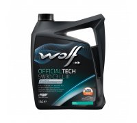 Синтетическое моторное масло 5W30 OFFICIALTECH C3 LL III 4L (BMW LONGLIFE-04 / MB 229.31 / MB 229.51 / MB 229.52 / PORSCHE C30 / VW 504.00/507.00 / FIAT 9.55535-S3 / VW 503.01 / OPEL OV0401547) 1048180 WOLF (Бельгия)