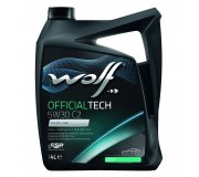 Синтетическое моторное масло 5W30 OFFICIALTECH C2 4L (FIAT 9.55535-S1 / PSA B71 2290 / RENAULT RN 0700) 8309014 WOLF (Бельгия)