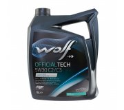 Синтетическое моторное масло 5W30 OFFICIALTECH C2/C3 5L (FIAT 9.55535-S1/9.55535-S3 / IVECO 18-1811/MB 229.31/MB 229.51 / MB 229.52 / RENAULT RN17 / VW 505.00 / VW 505.01 / FORD WSS-M2C917-A / OPEL GM-LL-A-025/GM-LL-B-025/OV0401547) 8332579 WOLF (Бельгия)