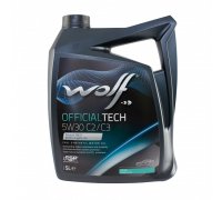 Синтетическое моторное масло 5W30 OFFICIALTECH C2/C3 5L (FIAT 9.55535-S1/9.55535-S3 / IVECO 18-1811/MB 229.31/MB 229.51 / MB 229.52 / RENAULT RN17 / VW 505.00 / VW 505.01 / FORD WSS-M2C917-A / OPEL GM-LL-A-025/GM-LL-B-025/OV0401547) 8332579 WOLF (Бельгия)
