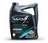 Синтетическое моторное масло 5W30 OFFICIALTECH C3 SP EXTRA 5L (FIAT 9.55535-S1/9.55535-S3 / FORD WSS-M2C917-A / MB 229.31/229.51/ 229.52 / OPEL OV0401547/GM-LL-A-025/GM-LL-B-025 / RENAULT RN 0700/0710 / VW 505.00/505.01) 1049360 WOLF (Бельгия)