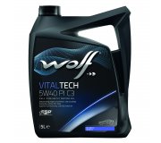 Синтетическое моторное масло 5W40 VITALTECH PI C3 5L (BMW LONGLIFE-04 / FIAT 9.55535-GH2/9.55535-S2 / FORD WSS-M2C917-A / MB 226.5 / MB 229.31 / MB 229.51 / PORSCHE A40 / RENAULT RN 0700/RN 0710 / VW 505.00 / VW 505.01) 8303012 WOLF (Бельгия)