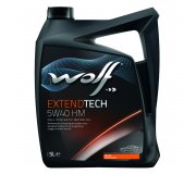 Синтетическое моторное масло 5W40 EXTENDTECH HM 5L (MB 226.5/229.3/229.5 / PORSCHE A40 / RENAULT RN 0700/0710 / VW 502.00/505.00 / CHRYSLER MS 12991 / FIAT 9.55535-H2/9.55535-M2/9.55535-N2/9.55535-Z2 / OPEL GM-LL-B-025) 8321580 WOLF (Бельгия)