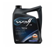 Синтетическое моторное масло 5W40 VITALTECH GAS 5L (FIAT 9.55535-T2 / MB 229.51 / VW 502.00) 8326097 WOLF (Бельгия)