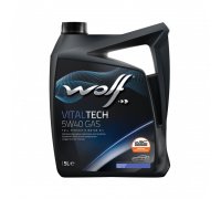 Синтетичне моторне масло 5W40 VITALTECH GAS 5L (FIAT 9.55535-T2 / MB 229.51 / VW 502.00) 8326097 WOLF (Бельгія)