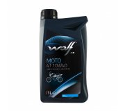 Синтетическое моторное масло 10W40 MOTO 4T 1L 1043808 WOLF (Бельгия)