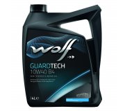 Синтетическое моторное масло 10W40 GUARDTECH B4 4L (MB 229.1 / VW 501.01 / VW 505.00 / FIAT 9.55535-D2 / FIAT 9.55535-G2 / RENAULT RN 0700 / RENAULT RN 0710) 8303814 WOLF (Бельгия)